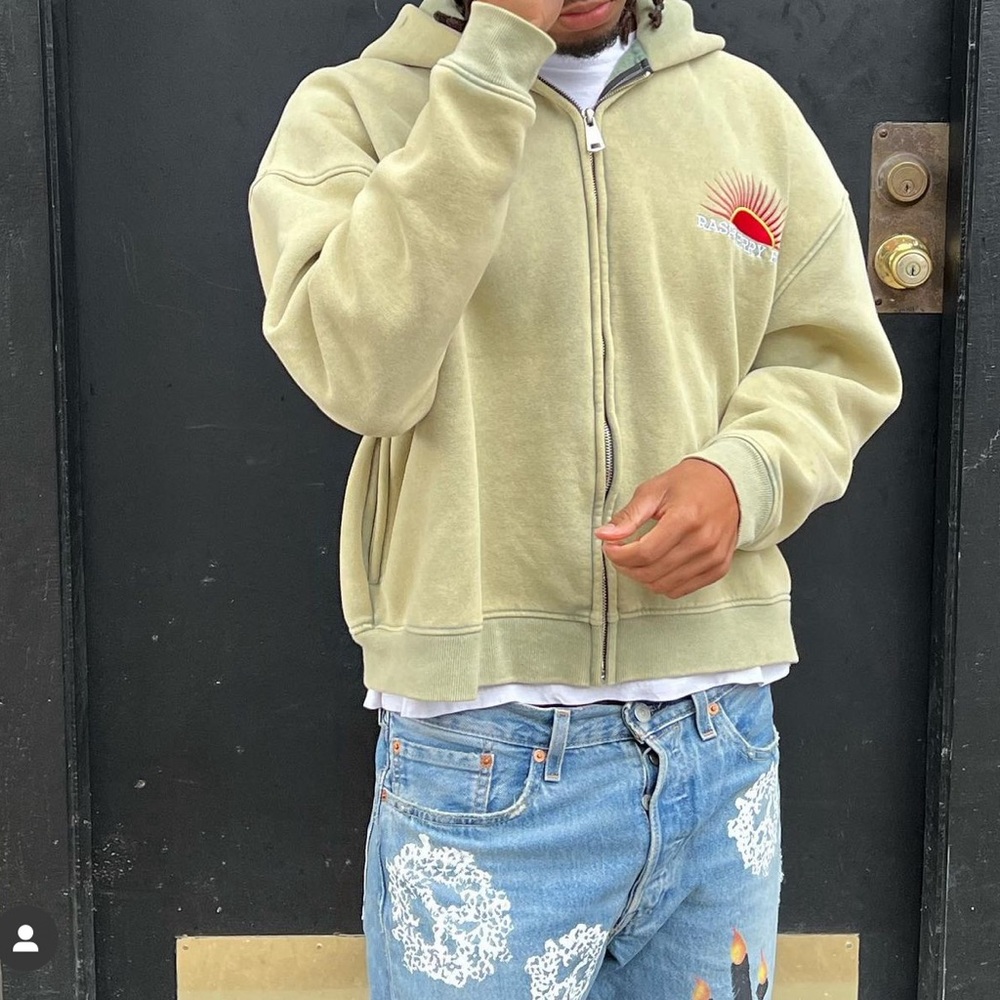 NWT GOLD+VINTAGE OG CASAMIGOS CROPPED ZIP UP